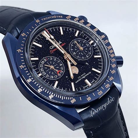 omega speedmaster blue moonphase|omega speedmaster moonwatch lowest price.